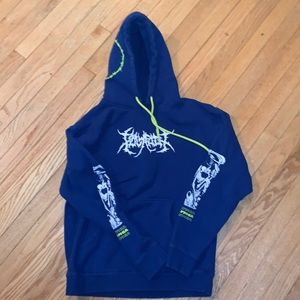 Polyphia Blue Sweatshirt Medium